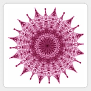 Pink Mandala Design Sticker